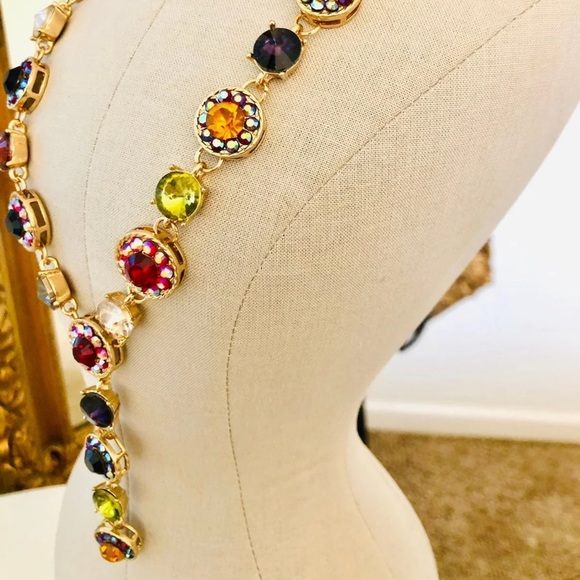 Vintage Crystal Rhinestone Necklace - Picture 2 of 12